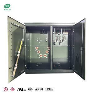 Quality UL Certified 3750 KVA Three Phase Pad Mounted Distribution Transformer 12470V To 480V ANSI IEEE DOE 2016 Standards for sale
