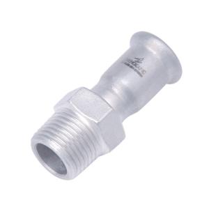 China Integrated Metal Pipe Adapters Quick Release With Male Threaded End on sale