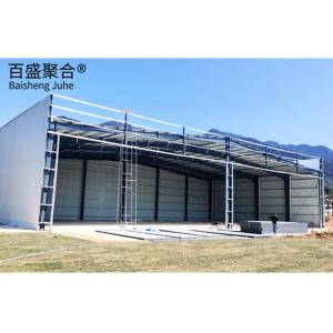 Quality Prefabricated Aircraft Hangar with Painted Steel Structure and Aluminum Alloy Window for sale