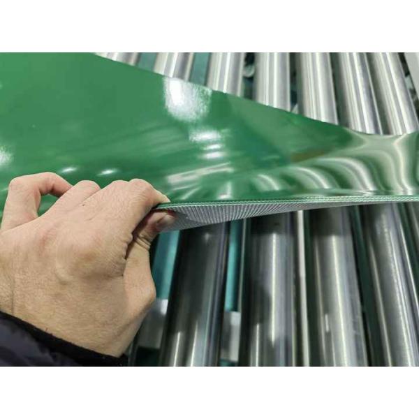 PVC Heat-resistant Light Conveyor Belts Non Pollution 5 Layers 20000mm Length