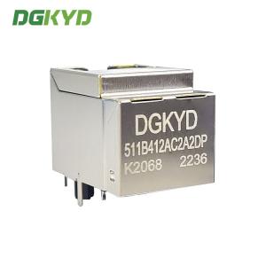 DGKYD511B412AC2A2DPK2068 RJ45 180 Degree Direct Plug Network Interface 10p10c