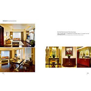 Luxury Custom Rosewood Veneer Hotel Furniture Set for Modern Bedroom