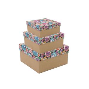 Recyclable Paper Gift Packaging Box Eco - Friendly Biodegradable Design