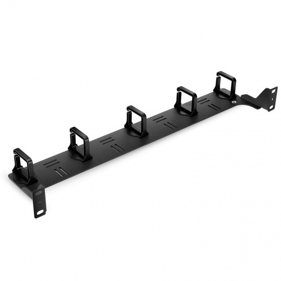 Buy Black 1U 12 Ports Network Cabinet Rack Mount Cable Management Cable Organizer for Structure at wholesale prices