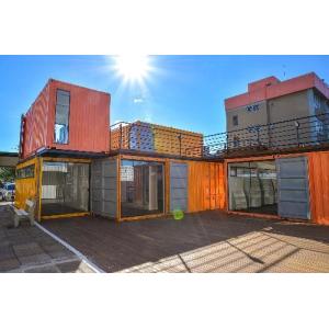 Prefab Shipping Container Homes Heat Insulation Wind Proof Luxury Living