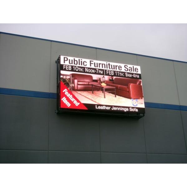 CE ROHS 7600nits Large Outdoor LED Screen 8mm Double Sided Led Display