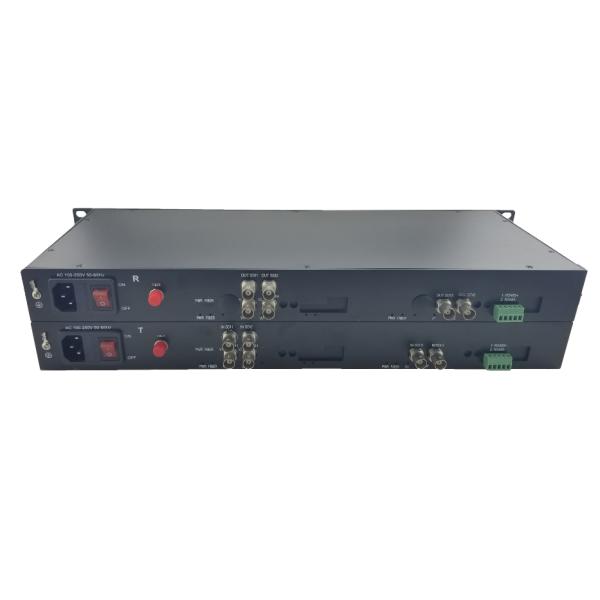 HD SDI to Fiber Converter with 1Ch 485 supporting 1080P/60HZ @ 30fps SDI video 12V Power supply