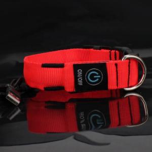 C906 Wholesale Rechargeable Orange Illuminated Dog Leash and Collar