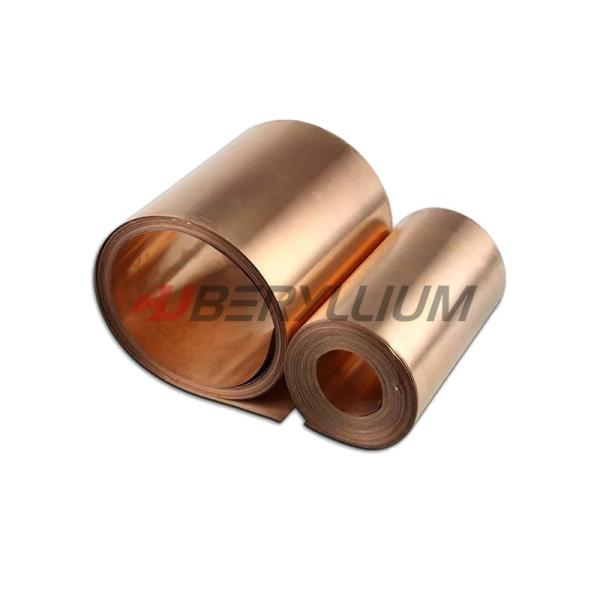 Buy CuBe2 Coil Strip UNS C17200 TD02 0.2x250mm For EMI Shielding at wholesale prices