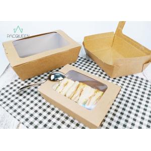 Compostable Carry Out Food Containers PLA Lined Flexo / Offset Printing