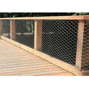 China 304 316 Stainless Steel Woven Wire Mesh Anti Falling Customized 60x60mm on sale