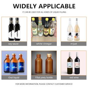 Full Automatic Cosmetics Filling Machine Automatic Bottle Filling And Closing