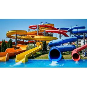 Amusement Park Adults Swimming Pool Water Equipment Kids Fiberglass Slide