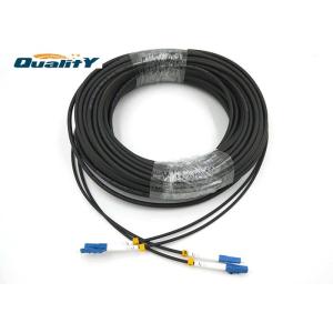 Customized LC UPC Simplex Armoured / Fiber Optic JumperOptical Fiber Cable /