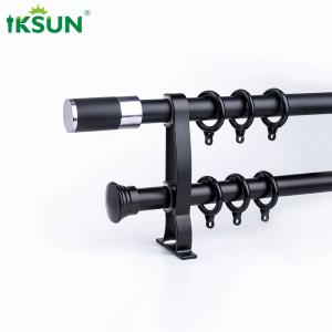 Heavy Duty Aluminum Smooth Mute Curtain Rod Fashion Roman Rod For Curtain