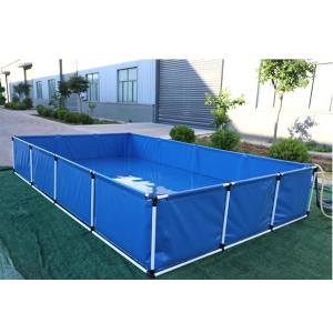 Custom Made Foldable Tarpaulin Fish Tank For Specific Aquaculture