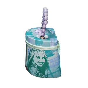 Cartoon Designed Handle Tin Box With Zipper Customized Logo Acceptable