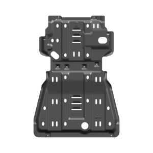 China Black Radiator Skid Plate for Nissan Patrol Y62 Original Off-Road Vehicle Upgrade on sale