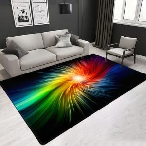 Bestselling Customized Shape Printed Living Room Floor rug Rectangle Carpet 3D