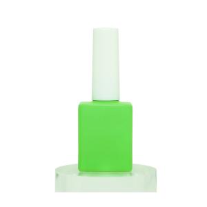 OEM LOGO 15ml Gloss Nail Polish Bottles Acrylic Gel Polish Square Bottle