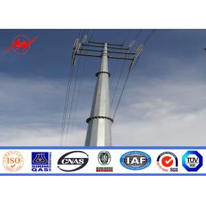 China Hot Dip Galvanized Transmission Electrical Power Pole 69kv NFA91121 on sale