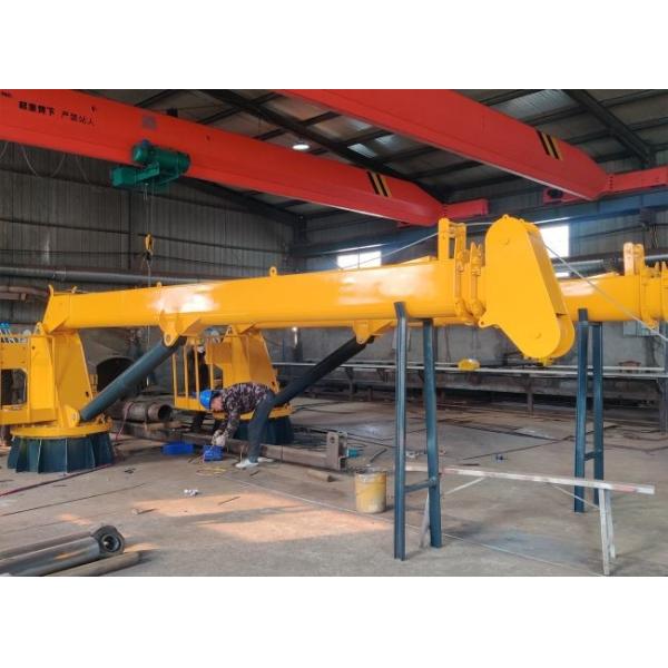 OEM Seaport Ship Cargo Crane Telescopic Arm Boat Deck Crane