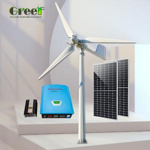 Efficiency Monocrystalline Silicon Solar System Ground Mounting 48-240V 5kW