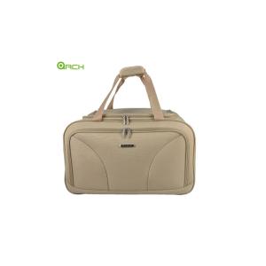 Material Handle Travel Duffle Bag with One Front Pocket and Padlock