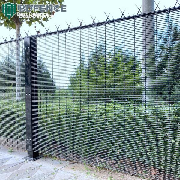 Buy Galvanized Panels 358 Anti Climb Security Fencing Prison Clear View at wholesale prices