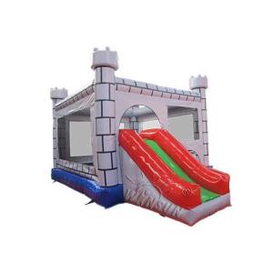 Large Inflatable Bounce House / Inflatable Jumping Castle With Slide UL Certification