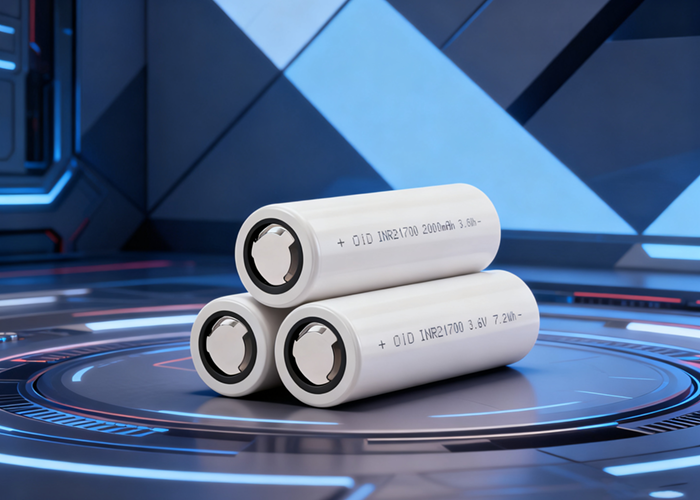 21700 Lithium-Ion Battery with 2000mAh Capacity 3.6V Nominal Voltage and 1.0A