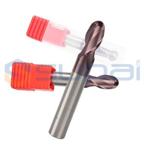 6mm 8mm 10mm Ball Nose Milling Cutter H6 Tolerance
