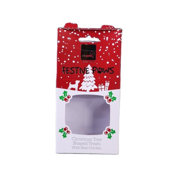 Buy Creative Presentation Packaging CMYK Windowed Gift Boxes Custom Logo at wholesale prices