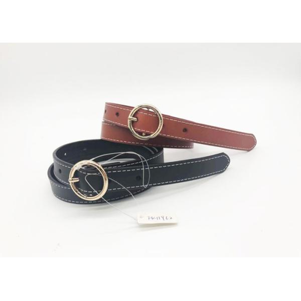 Buy Cute Ladies Genuine Leather Belt For Pants With Fashion O - Ring Buckle at wholesale prices