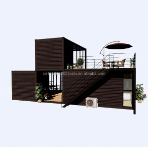 Outdoor Luxury Two Bedroom Modern Design Prefab Container House with Flat Pack