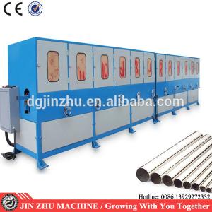 10 group Stainless steel round tube buffing machine