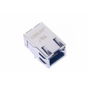 Quality 1X1 RoHS RJ45 MagJack Tab Up 0826-1X1T-57-F Bel Magnetics for sale