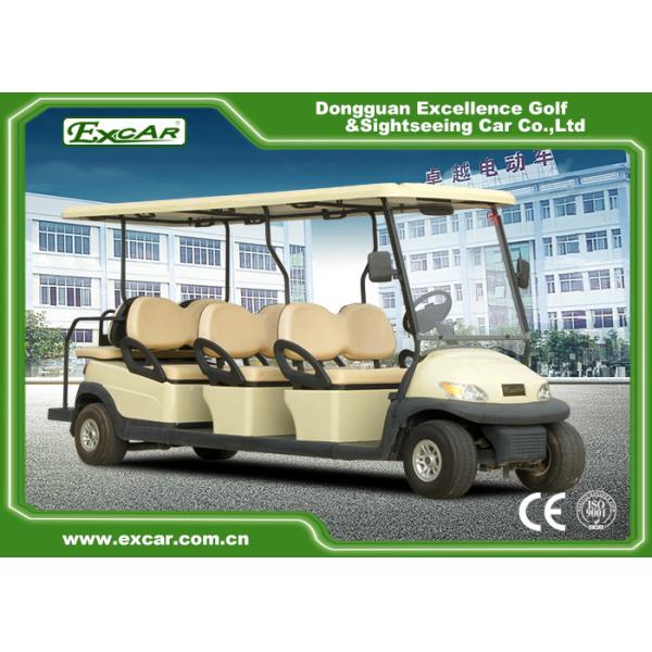 Buy 48V 3.7KW 8 Seater Golf Buggy / Electric Sightseeing Car With Deep Cup Holders at wholesale prices
