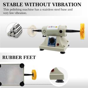 Double Head Foredom Polishing Bench Lathe Tabletop 0-7000rpm