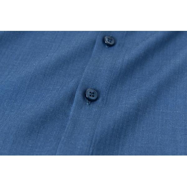 Anti-pilling Men's Long Sleeve Plain Shirts with Polyester Viscose Silk Acrylic Logo