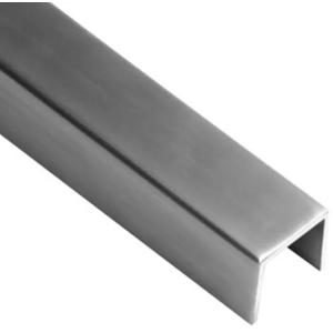 Stainless Steel U Channel 6mm - 21mm Thickness Glass Balustrade Compatible