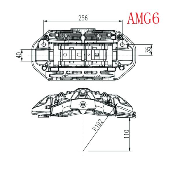 Jekit Floating Drilled Disc Kit Auto Brake System AMG6 380X36mm