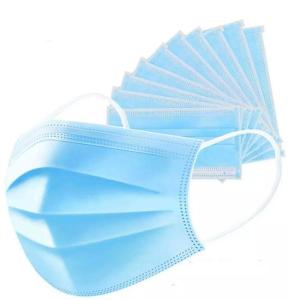 Outdoor 17.5x9.5cm Meltblown Earloop Surgical Face Mask