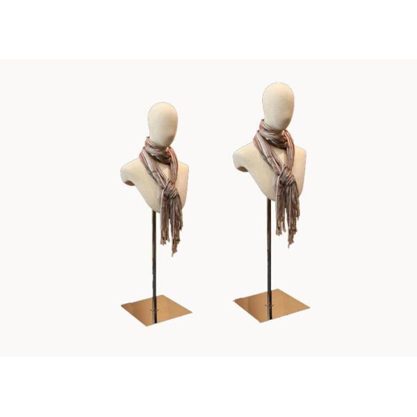 Buy Adjustable Height Scarf Metal Display Holder , Retail Scarf Display Stand at wholesale prices