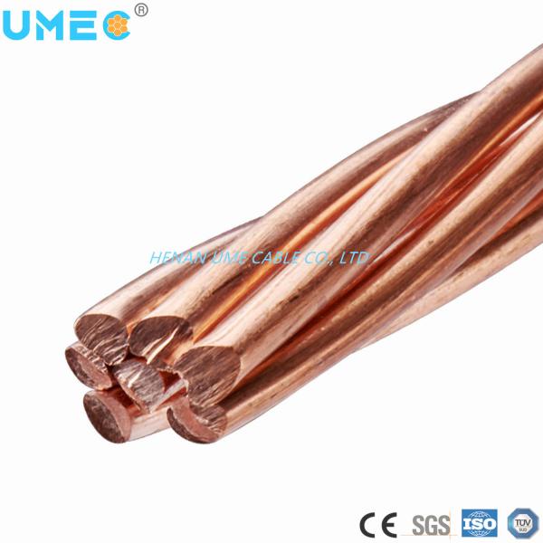 Buy Round Wire Soft/Hard Drawn Bare Copper Conductor for Distribution Line Applications at wholesale prices