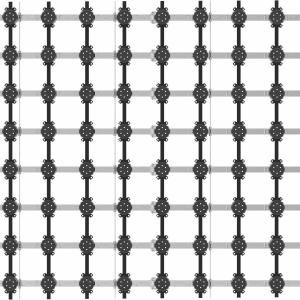 LED point light outdoor lighting monochrome full-color PC waterproof exterior