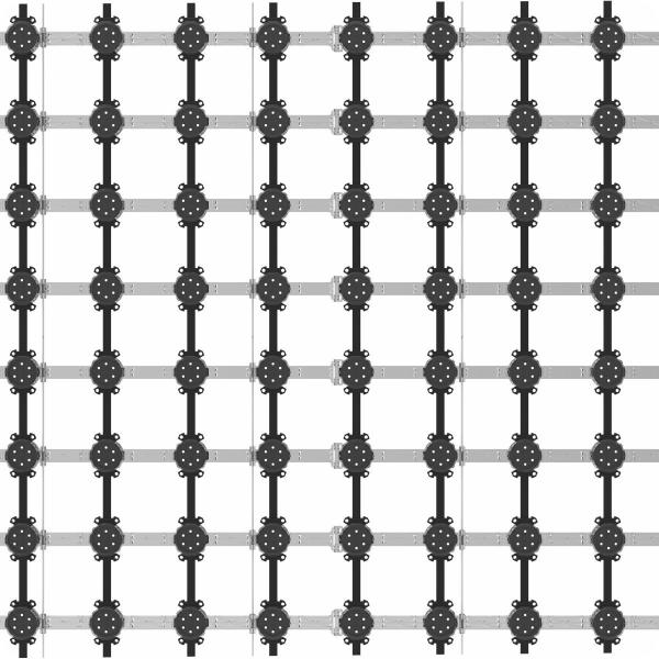 LED point light outdoor lighting monochrome full-color PC waterproof exterior