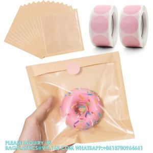 Heat-Sealable Bakery Bags Wax Paper Cookie Bags For Packaging Bag Baked Paper