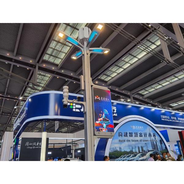 Longvision SMD Road Street Pole Led Display Light Box Outdoor Led Message Board