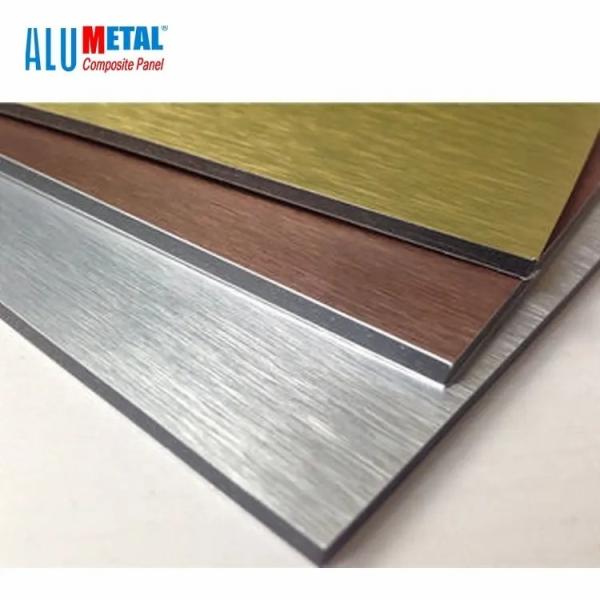 Alumetal Brushed Building Materials Interior ACP Wall Decorative Paneling Matte